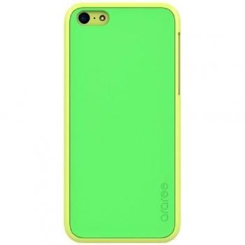ARAREE Amy - Funda para iPhone 5C, Color Amarillo y Verde