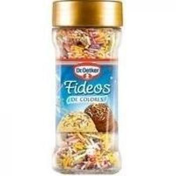 DR. OETKER Fideos de Colores | Fideos Surtido de Colores Especial Repostería. Para Decorar Pasteles, Galletas, Cupcakes, Bombones, Helados, Tartas y Yogures - Bote de 50g