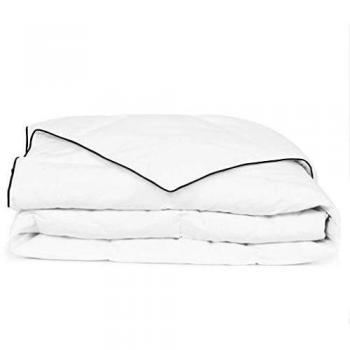 vidaXL Edredón Colcha de Plumón para Invierno 200x220cm Blanco Ropa Cama Hogar