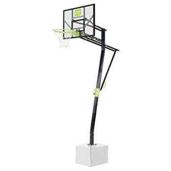 Canasta de Baloncesto Inground EXIT Galaxy - Ajustable en 5 Alturas, Verde/Negro