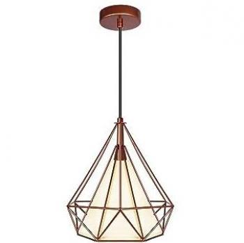 Lámpara de Techo Nevada Lumit 60W Altura Regulable Cobre Ø28x30 Cm