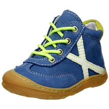 Ricosta Pamy, Zapatos de Cordones Oxford Unisex Niños, Azul
