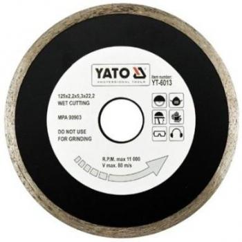 YATO YT-6013 - anillo continuo disco de diamante - es de 125 mm