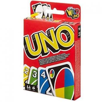 UNO Original - Juego de Cartas Familiar - Clásico - Baraja Multicolor de 112 Cartas - De 2 a 10 Jugadores - Para Niños y Adultos - Regalo para 7+ Años
