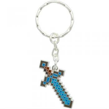 Otros Fabricantes - Llavero Minecraft Espada De Diamante Multicolor