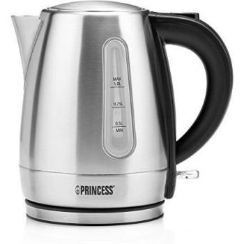 Princess 01.236023.01.001 Hervidora, 2200 W, 1 Liter, Plástico, Gris