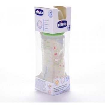 Biberón de Plástico con Boca Ancha para Papilla, 330ml - Chicco