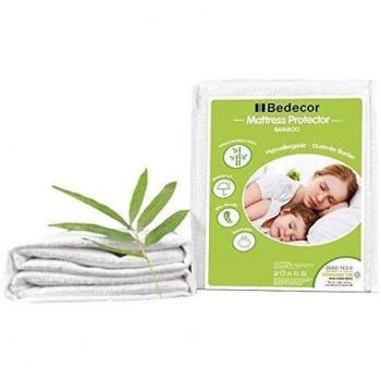 Bedecor Protector Colchón 120x200 Impermeable, Funda Colchon de Bambú No Ruidoso y No da Calor, Cubre Colchón Cama 120 Transpirable y Anti-Acaros Oeko-Tex