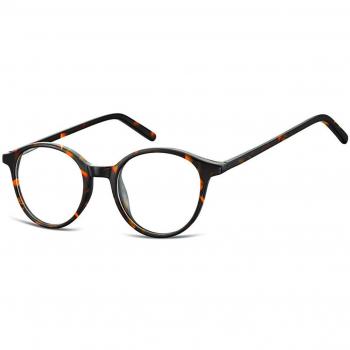 Gafas Recetadas Oval Montuta Completa de Plástico Tortoiseshell para Hombre - Gafas Anti-Azules - SmartBuy Collection