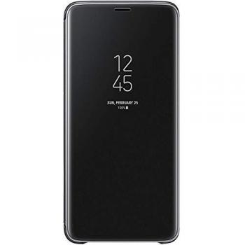 Samsung Clear View Standing Cover - Funda para Galaxy S9+, color negro