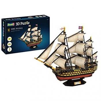 Revell- velero HMS Victory, Longitud 57,0cm 3D Puzzle, Multicolor