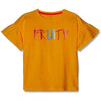NAME IT Nmfdefine SS Top Box Camiseta sin Mangas, Amarillo