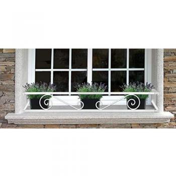 CMgarden PM06BL Protector de Macetas, 100/140 cm, Blanco