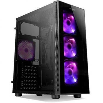 Caja Semitorre Gaming Antec NX210 ARGB, Cristal Templado, USB 3.0, Negro