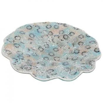 Plato Decorativo de Cristal Multicolor Alexandra House 47x5 cm