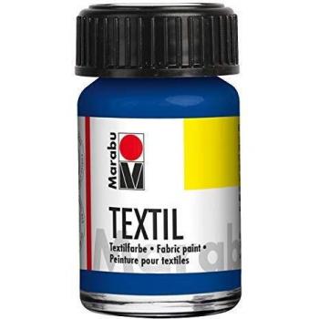 Pintura Textil Marabu Azul Medio 50 ml en Vaso
