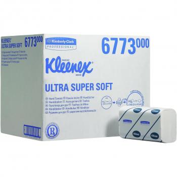 Kleenex 6773 Ultra Toallas para Manos Suaves, Interplegadas, Tamaño Grande, Blanco