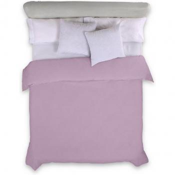 Funda Nórdica Alexandra House Living Malva 180 x 220 cm, color malva, incluye funda nórdica de 180 x 220 cm