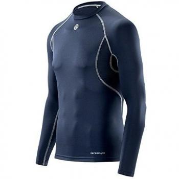 Skins Top Carbonyte Youth Thermal Long Sleeve Round Neck - Prenda, color blanco, talla xl