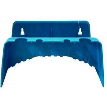 NATTUR Colgador Portamanguera Pared Plástico Azul 25X15CM