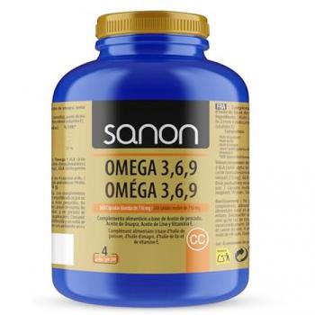 Complemento Alimenticio Omega 3, 6 y 9 - 360 Cápsulas Blandas de 720 mg - Protector Cardiovascular y Regulador del Colesterol