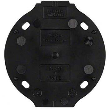 Hager - Base autoextinguible para zócalo negro