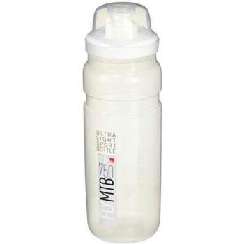 ECS ELITEGROUP Unisex - Botella de agua para adultos, color transparente/gris, 750 ml, 2324252192