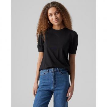 Camiseta de mujer con manga corta y cuello redondo