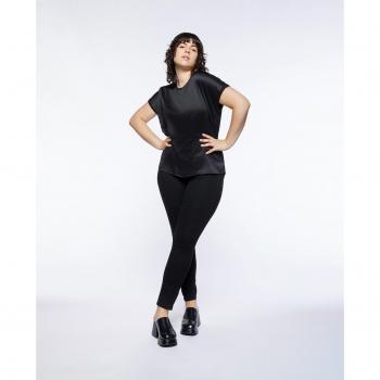 Jegging de mujer liso con goma plana en la cintura