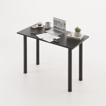 Mesa Escritorio Oyun Negra con Patas Negras (119x60x75 cm) - Plykit