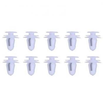 Coche Plástico Fasterner Clips 50pcs coche plástico Fasterner Clips blanco coche plástico Fasterner Clips