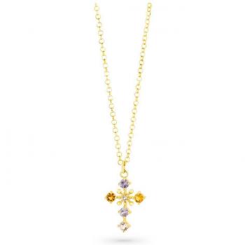 Collar Fantasy de Plata Dorado