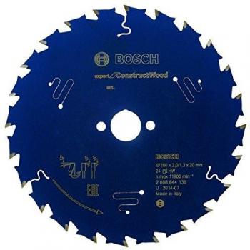 BOSCH 2608644136 - Disco de sierra circular CSB Expert ConstructWood: 160x20x24D