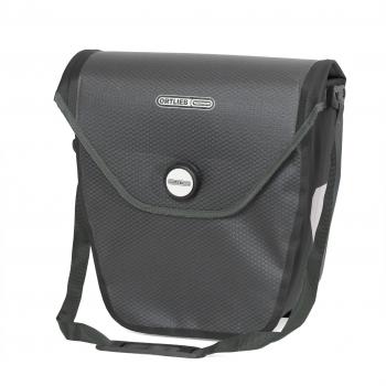 Ortlieb Bicicleta Velo-Shopper QL2, 1, Color Negro - Schiefer-Schwarz, tamaño 32 x 17 x 40 cm, 18 Liter, Volumen Liters|18.0