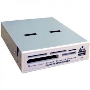 Ultron Reader UCR 75in1 + USB Port 3.5 Plata - Lector