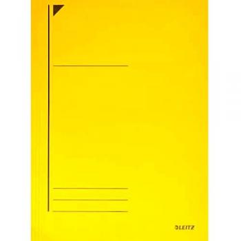 Carpeta Esquinera A4 de Cartón Reciclado, Amarilla, 320 g/m², Capacidad para 250 Hojas