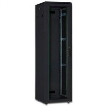 Armario Rack Digitus DN-1926U-6/8-B, 19 pulgadas, 26U, 60x80 cm, capacidad de carga 800 kg, profundidad útil 743 mm, color negro