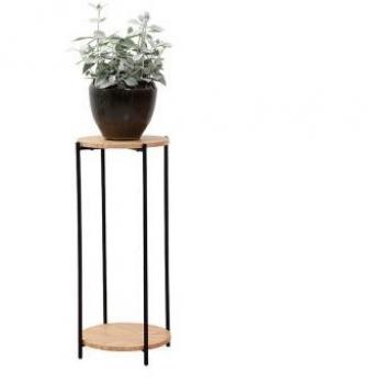 Pedestal de Madera con 2 Alturas - D.30 H.70 cm