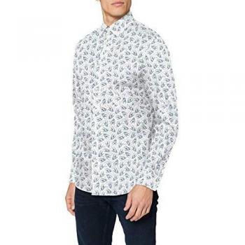 SELECTED HOMME 16058640 Camisa de Oficina, Blanco