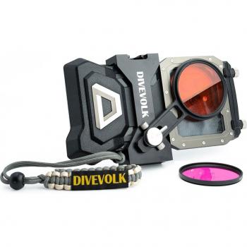DIVEVOLK Underwater Color Restoration Filter Kit for iPhone and Android Smartphones