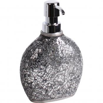 BATHSTAGE B-SHINY - Dosificador, 18,5 x 12,5 x 4,5 cm, color gris