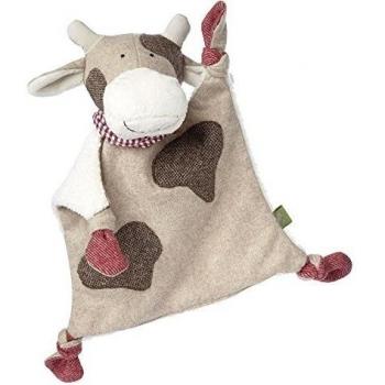 Bestias montaña Sigikid 50106, vaca de peluche Uri das kuli 'beige / rojo, tamaño de 24 cm