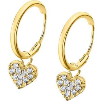 Pendientes Time Road LG00262/10 Corazón Oro 9k para Mujer