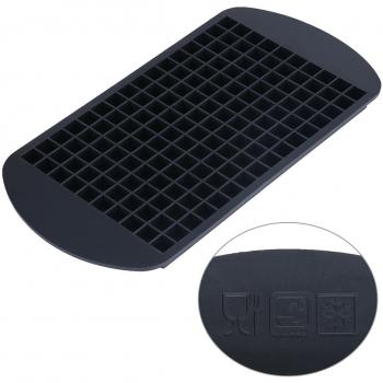 Belmalia Forma de cubo silicona, cubitos de hielo forma para 160 cubitos de hielo Negro