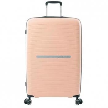 Maleta Rígida Grande Wave L - Bellini, 50 x 75 x 30 cm, Capacidad 81 L, Resistencia a Impactos, Ruedas Dobles 360º, Manija Telescópica,