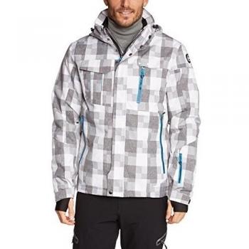 Killtec Buttler - Cazadora con capucha desmontable, otoño/invierno, unisex, color gris - gris, tamaño XXL