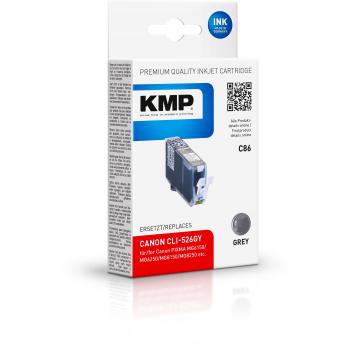 Cartucho de Tinta Gris Compatible KMP C86 para Canon CLI-526GY (4544B001)