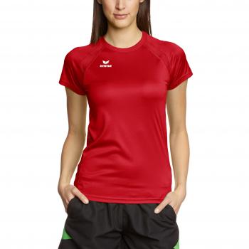 Erima Women's Performance Short Sleeve T-shirt Red