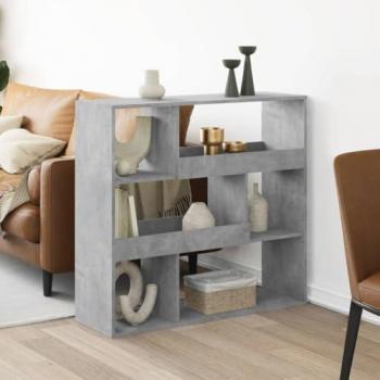 Separador de ambientes Madera Gris Hormigón 100x33x94,5 cm