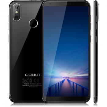 CUBOT R11 (2018) Pantalla 18:9/5.5Diseño El Fin de los Bordes Detección de Huellas Android 8.1 Dual Sim 2GB + 16GB, Dual Cámara Trasera 13MP+2MP / Frontal 8MP, Quad-Core 2G / 3G 2800 mAh Negro